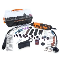 WEN 23190 1.3-Amp Variable Speed Steady-Grip Rotary Tool With 190-Piece Accessory Kit, Flex Shaft, And Carrying Case(Variable Speed Steady Grip Rotary Tool With 190 Piece Accessory Kit Flex Shaft And Carrying Case)