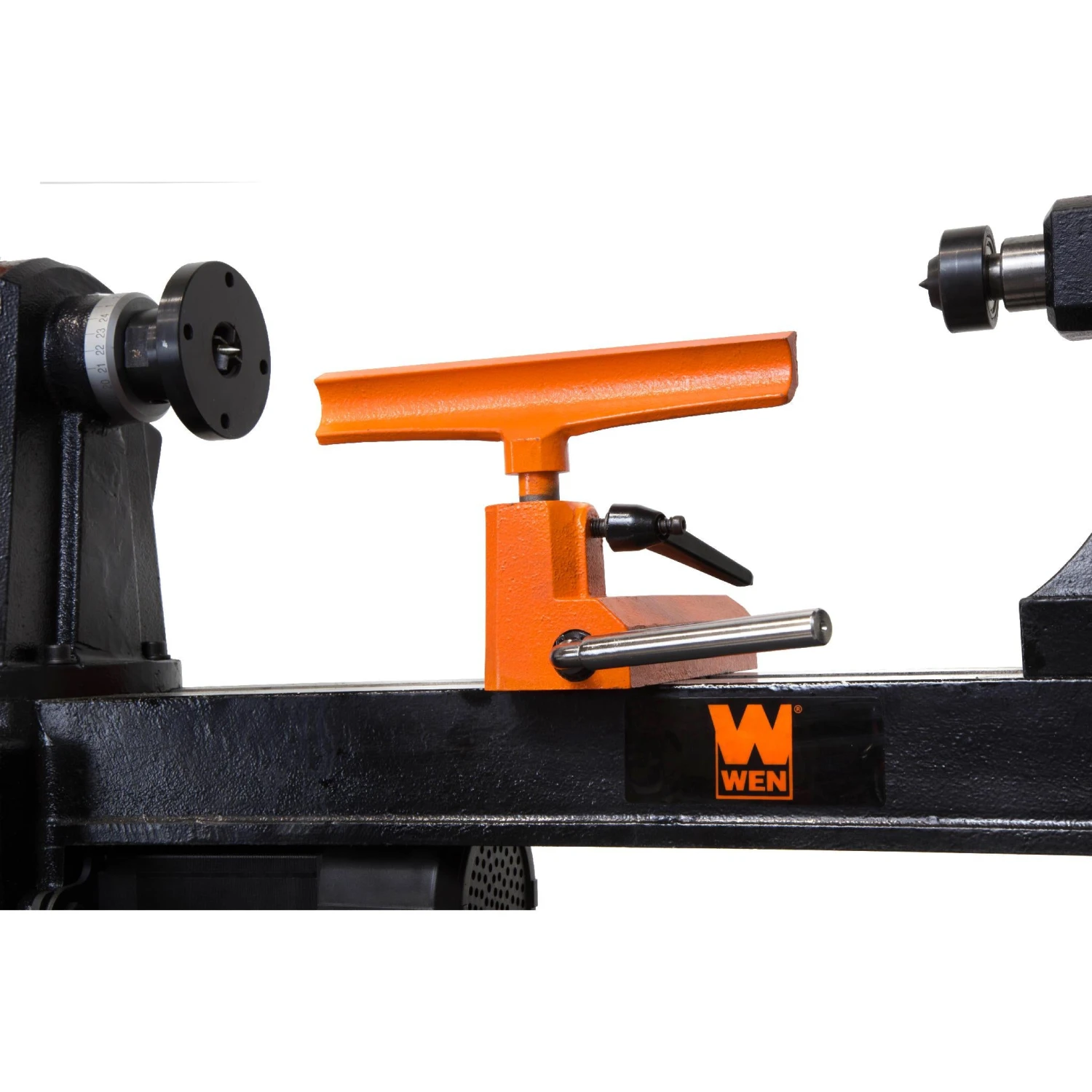 WEN 34027 12-Inch By 16-Inch Variable Speed Multi-Directional Cast Iron Wood Lathe With 16-Inch Capacity Bowl-Turning Back Plate(Wen 34027 12 Inch By 15 Three Fourths Inch Variable Speed Multi Directional Wood Lathe) 8 WEN 34027 12-Inch By 16-Inch Variable Speed Multi-Directional Cast Iron Wood Lathe With 16-Inch Capacity Bowl-Turning Back Plate(Wen 34027 12 Inch By 15 Three Fourths Inch Variable Speed Multi Directional Wood Lathe) - Image 6