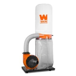 WEN 3403 1,500 CFM 16-Amp 5-Micron Woodworking Dust Collector With 50-Gallon Collection Bag And Mobile Base(1500 Cfm 16 Amp 5 Micron Woodworking Dust Collector With 50 Gallon Collection Bag And Mobile Base)