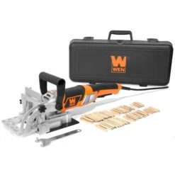 WEN JN8504 8.5-Amp Plate And Biscuit Joiner With Case And Biscuits(Wen Jn8504 8 5 Amp Plate And Biscuit Joiner With Case And Biscuits)