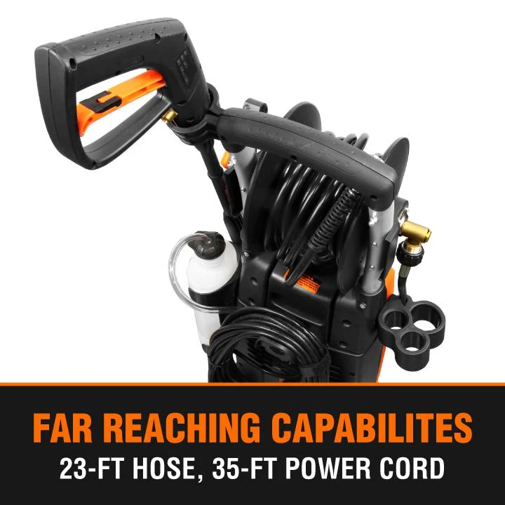 WEN PW22 2100 PSI 1.3 GPM 13.5-Amp Electric Pressure Washer With Variable Flow Power And Hose Reel(Pw22 2100 Psi 1 3 Gpm 13 1 2 Amp Electric Pressure Washer With Variable Flow Power And Hose Reel) 13 WEN PW22 2100 PSI 1.3 GPM 13.5-Amp Electric Pressure Washer With Variable Flow Power And Hose Reel(Pw22 2100 Psi 1 3 Gpm 13 1 2 Amp Electric Pressure Washer With Variable Flow Power And Hose Reel) - Image 11