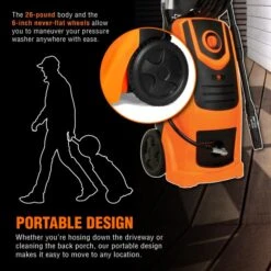 WEN PW22 2100 PSI 1.3 GPM 13.5-Amp Electric Pressure Washer With Variable Flow Power And Hose Reel(Pw22 2100 Psi 1 3 Gpm 13 1 2 Amp Electric Pressure Washer With Variable Flow Power And Hose Reel) 27 WEN PW22 2100 PSI 1.3 GPM 13.5-Amp Electric Pressure Washer With Variable Flow Power And Hose Reel(Pw22 2100 Psi 1 3 Gpm 13 1 2 Amp Electric Pressure Washer With Variable Flow Power And Hose Reel) -Wen Products Store PW22.pt11